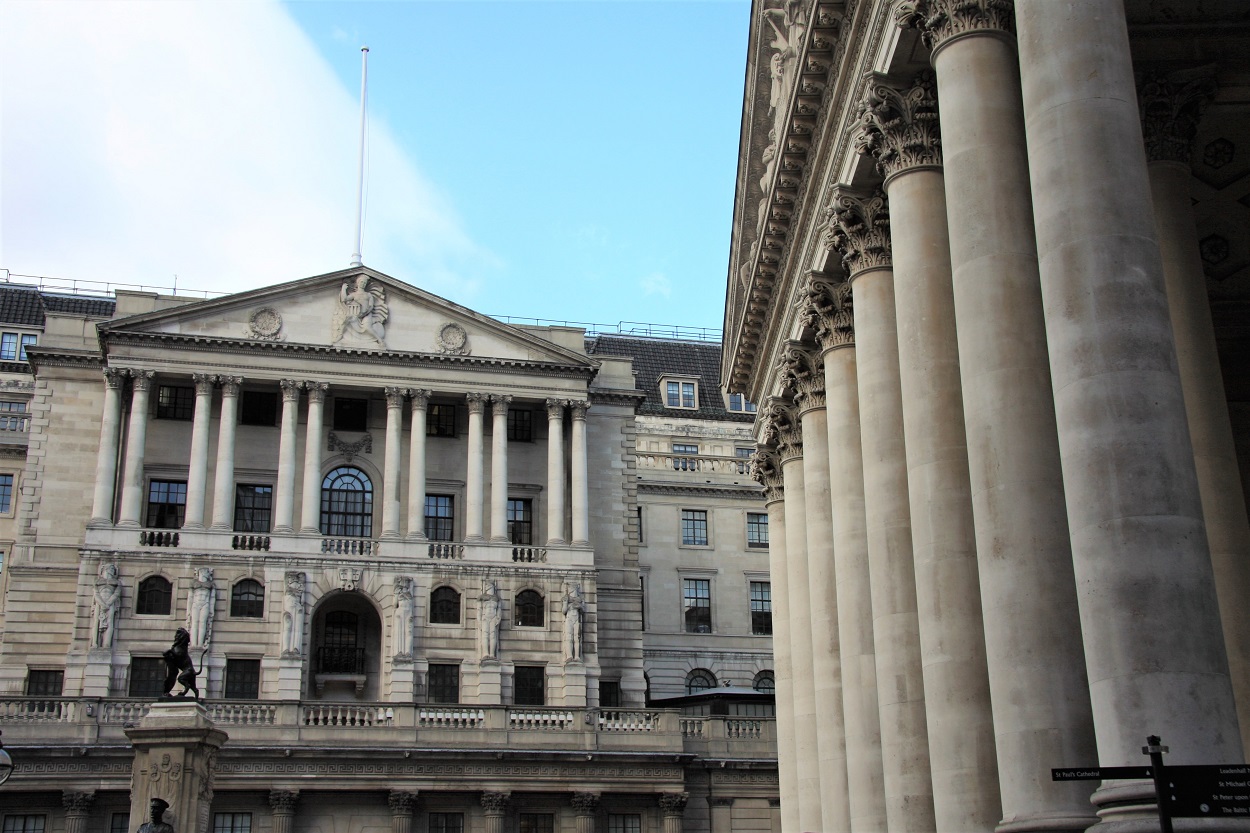 bank of england and royal exchange