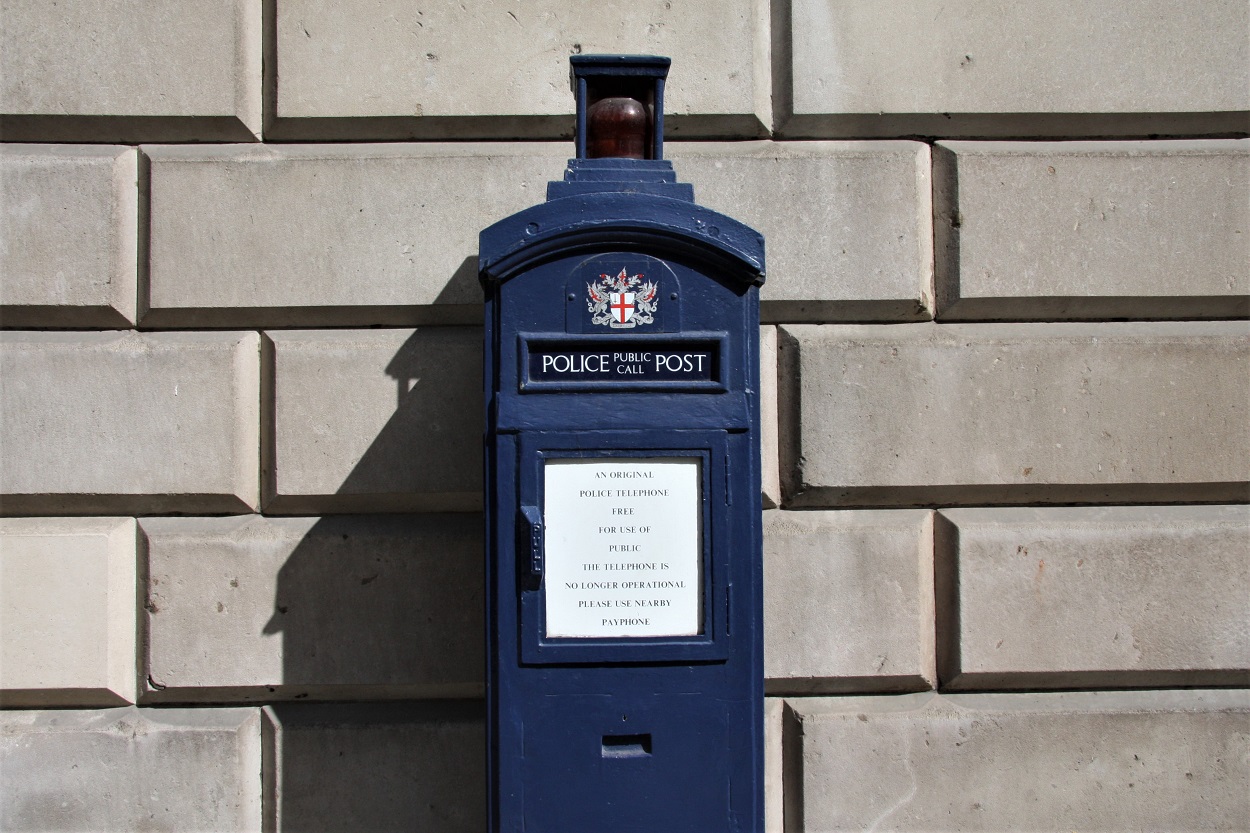 blue police box