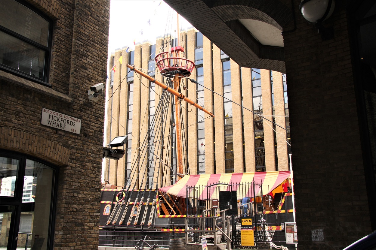 sir frances drakes ship walklondon