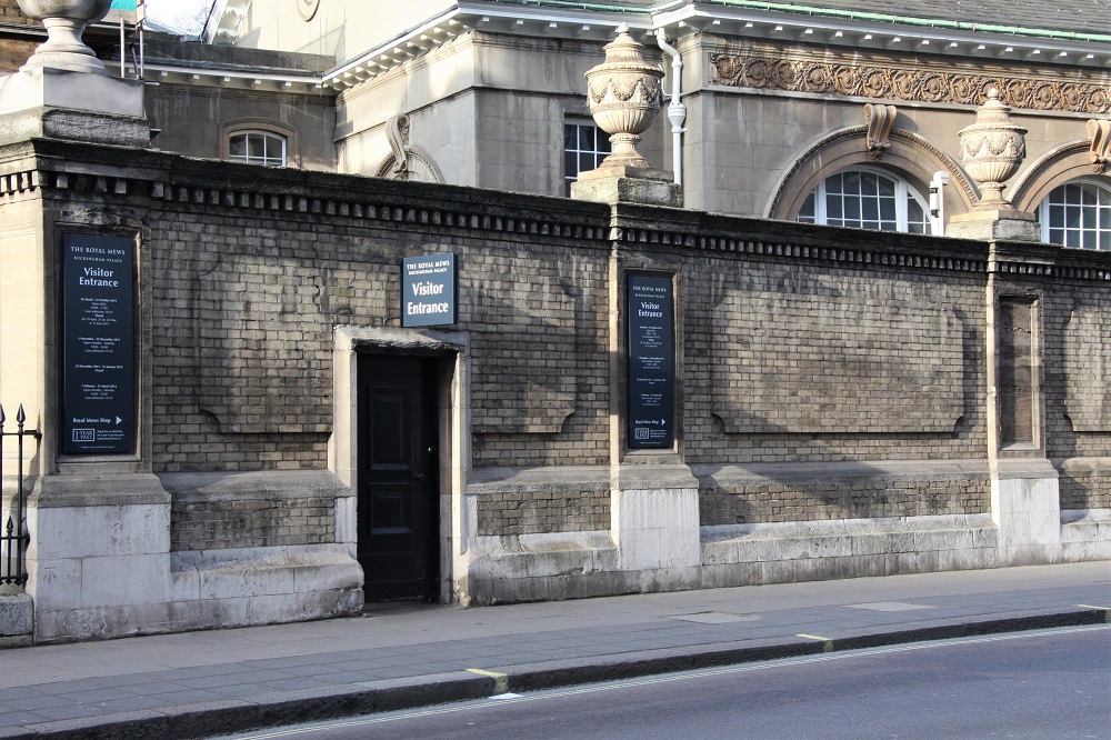 The Royal Mews part of Buckingham Palace london